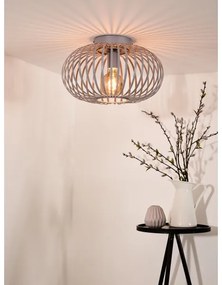 Lucide 78174/40/33 - Stropné svietidlo MANUELA 1xE27/60W/230V pr. 39,5 cm šedá