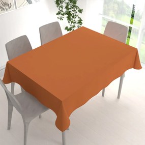 Biante Obdĺžnikový bavlnený saténový obrus ST-008 Škoricový 80x120 cm
