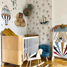 Detská postieľka HOPPA 70 x 140 cm s úložným boxom