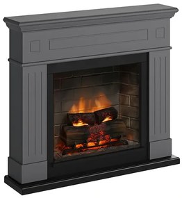 Tagu elektrický krb Larsen Solid Gray Powerflame 2, 1400 W, LED