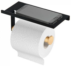 Altom Držák toaletného papíru PHONE, 18 x 10 cm, černá