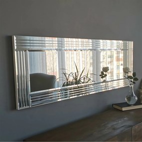 Strieborné zrkadlo 40 x 120 cm