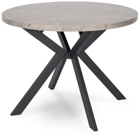 JAKS Okrúhly rozkladací stôl 90 - 190 cm betón Lugo