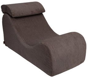 MeowBaby® Detské dizajnové kreslo Wave Brown