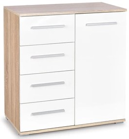 Komoda Lima KM-2 sonoma/biela