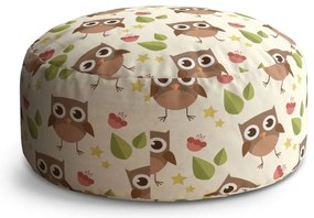 Taburet Circle sovy, farebná