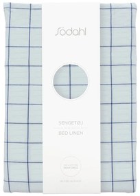 Svetlomodré obliečky na jednolôžko z bavlny Renforcé 140x200 cm Vista – Södahl