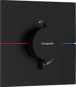 Hansgrohe ShowerSelect Comfort E, termostat pod omietku, čierna matná, HAN-15574670