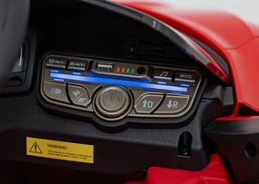 Elektrické autíčko Lamborghini Revuelto červené
