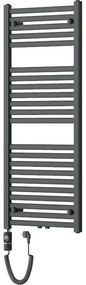 Mexen Hades, elektrické vykurovacie teleso 1200 x 500 mm, 600 W, čierna, W104-1200-500-2600-70