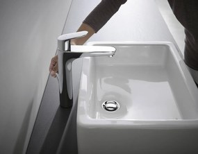 Hansgrohe Focus E2, umývadlová batéria s výpustom, chrómová, HAN-31608000