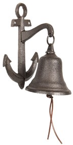 Liatinový zvonček s kotvou - 14 * 10 * 22 cm