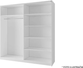 Sconto Šatníková skriňa ARSALA dub sonoma