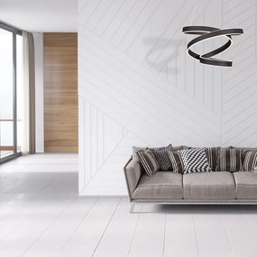 Závesné LED svietidlo Andromeda, 1x LED 100w, 4000k, b