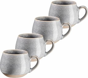 Mäser Súprava espresso hrnčekov 4 ks AQUATA – 125 ml, sivá, 125 ml