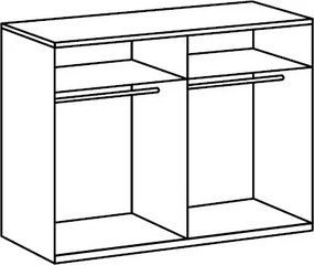 Korpus skrine Easy Plus, 225 cm, doskový dub