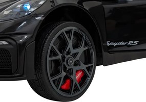 Elektrické autíčko Porsche Spyder RS 718 MP4 čierne