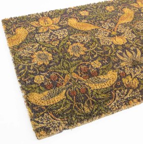 Rohožka z kokosového vlákna 60x90 cm William Morris Strawberry Thief – Artsy Doormats