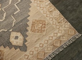 Diamond Carpets koberce Ručne viazaný kusový koberec Heriz Wood DE 2005 Grey Mix - 80x150 cm