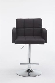 Barová stolička DS1038899 látka - Čierna