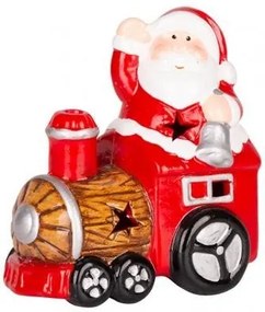 Slovakia Trend Dekorácia MagicHome Vianoce, Santa s vláčikom, LED