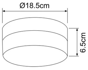 GLOBO 48401 - Stropné svietidlo OPAL 1xE27/40W