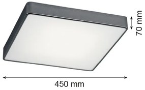 Argon 1575 - Stropné svietidlo ONTARIO 4xE27/15W/230V