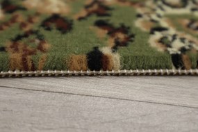 Weltom, Behúň na mieru Samira New 12003-023 green, šíre 80 cm, zelená, chodba / predsieň