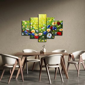 Obraz divokých kvetov (150x105 cm)