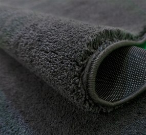 Koberec Oslo 7000 Dark Grey – sivý shaggy obdĺžnik Rozmer: 160x230 cm