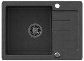 Drez Johnny 116 Steingran čierna 60x44x18.5 + sifón