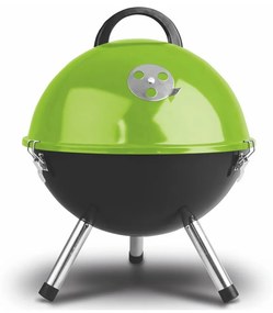 Fieldmann - Stolný gril na uhlie zelená/čierna