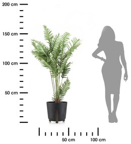 PLASTOVÝ KVETINÁČ MOSS 34X32 CM IMITÁCIA BETÓNU ČIERNA