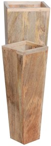 furniture-nabytek.cz - Kvetináč Hina 2 ks z mangového dreva