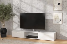 TV STOLÍK FRANKO BIELY MATNÝ 176 cm