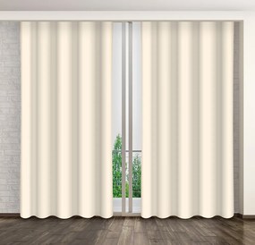 Dekorstudio Jednofarebný záves krémový ZMA5 Rozmer závesu: 160x250cm