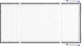 Mexen Brill-S, stropný LED panel 120×60 cm, 60 W, neutrálna biela 4000K, L207-120-060-6040-70