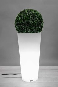 MONUMO Dizajnový kvetináč MONUMO HABANA - s osvetlením biely