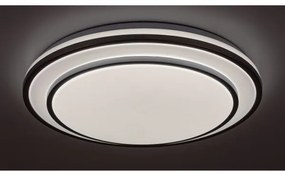 Rabalux 2131 - LED stmievateľné stropné svietidlo LUPITA LED/40W/230V strieborné + diaľkové ovládanie