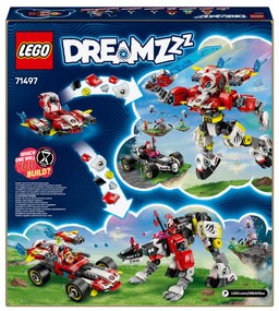 Lego® DREAMZzz 71497 Cooperov tigrí robot a Zerov hot rod (100396747)