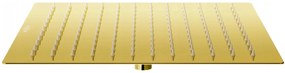 Mexen CUBE, podomietkové rameno 40cm + sprchová hlavica 30x30cm, zlatá, 79112-50+79130-50