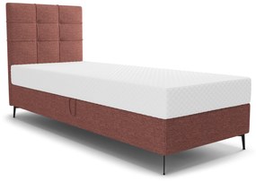 Jednolôžková posteľ 80 cm Infernus Comfort (terakota) (s roštom, bez úl. priestoru). Vlastná spoľahlivá doprava až k Vám domov. 1082326