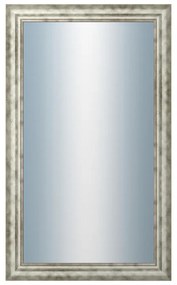 DANTIK - Zrkadlo v rámu, rozmer s rámom 60x100 cm z lišty TRITON široký strieborný (2950)