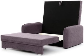 Rozkladacia 2-miestna pohovka LAINE, svetlofialová