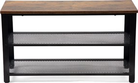 Noela Kovový botník s odkladacou plochou BINA 80