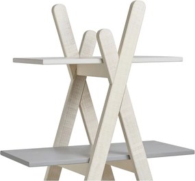 Sivo-biela knižnica Marckeric Sia