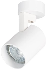 Bodové svietidlo Volf, 1x biele kovové tienidlo, w