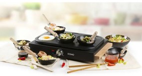 DOMO DO8719W elektrická fritéza a WOK, 2v1