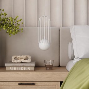 Sollux SL.1331 - Luster na lanku BRINA 1xG9/8W/230V biela