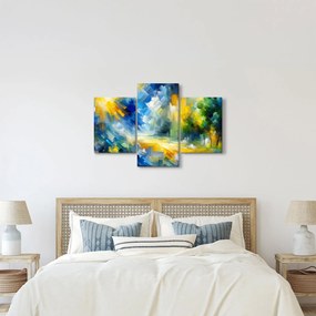 Obraz - Abstraktný slnečný deň (90x60 cm)